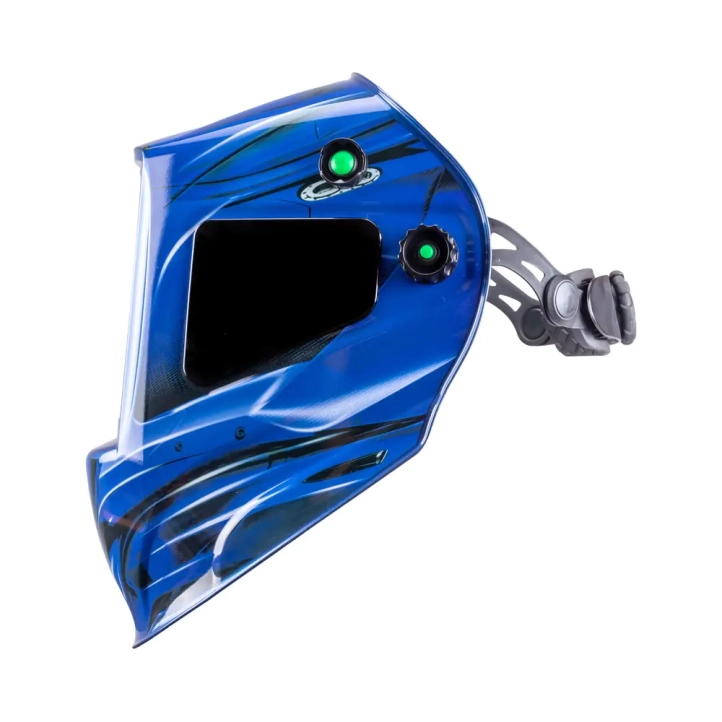 Маска сварщика FoxWeld Корунд Мега, синяя