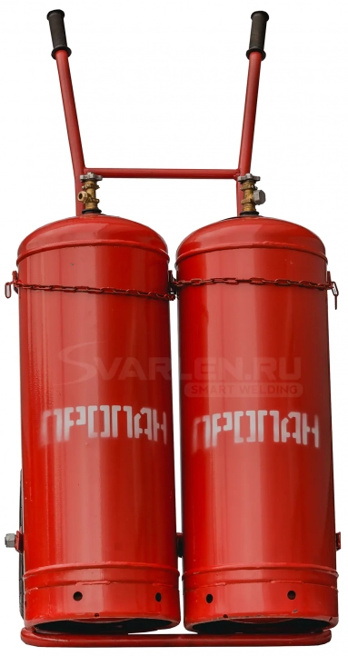 Дешевая тележка 50П-2 для пропановых баллонов 50 литров