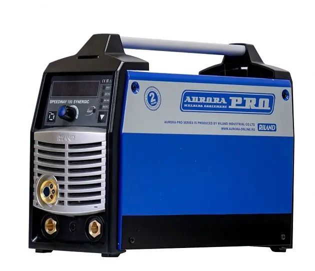 Синергетический инверторный сварочный полуавтомат AuroraPRO SPEEDWAY 180 SYNERGIC (MIG/MAG+MMA+TIG lift)