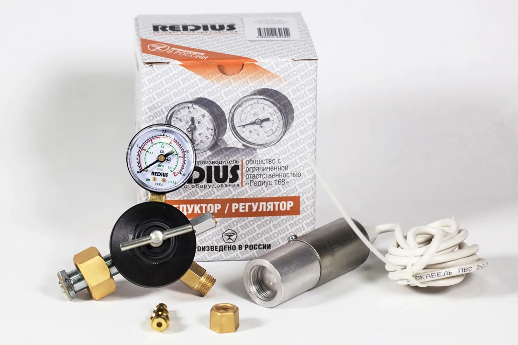 Регулятор расхода углекислотный REDIUS У-30-КР1П (36v)