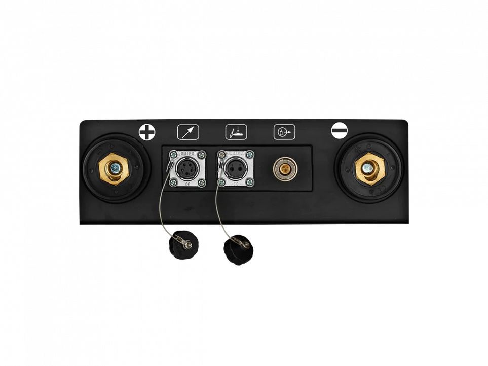 Лицевая панель подключения к аппарату аргонодуговой сварки Сварог TECH TIG 400 P (W322)