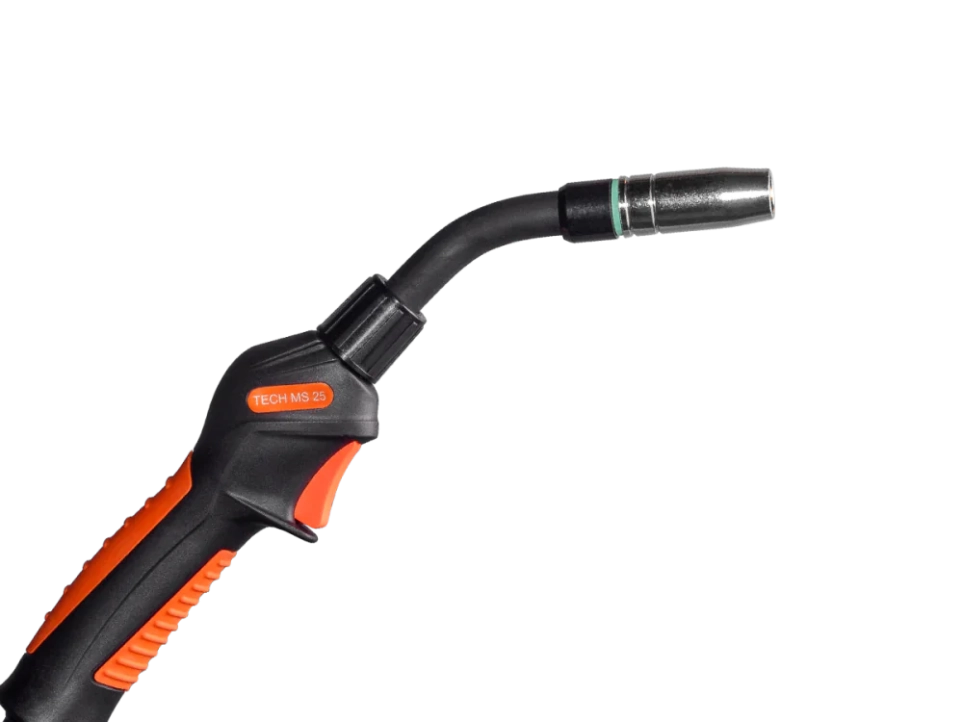 Горелка для полуавтомата TECH MS 25 RH (до 230A), 5м (с поворотным гусаком)