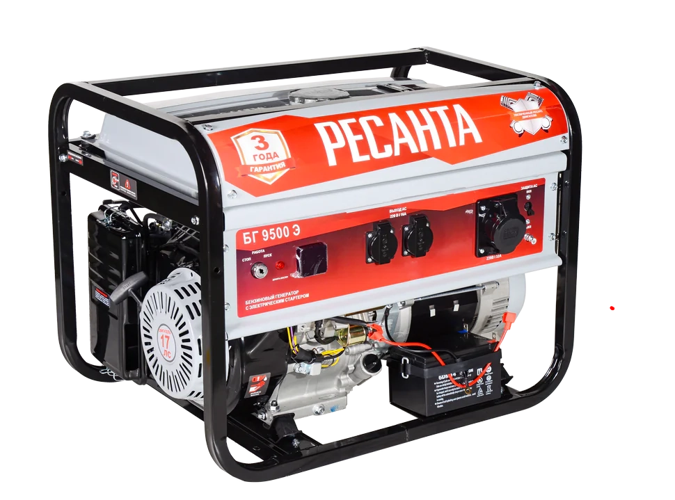 Бензиновый генератор Ресанта БГ 9500 Э