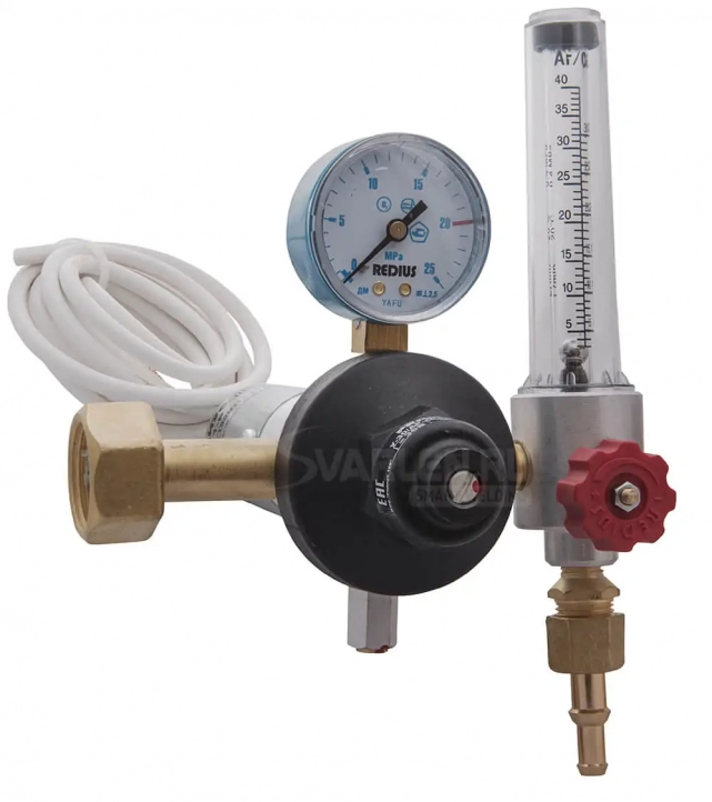 Универсальный регулятор расхода с подогревателем газа REDIUS У-30/АР-40-КР1П-Р (36В)