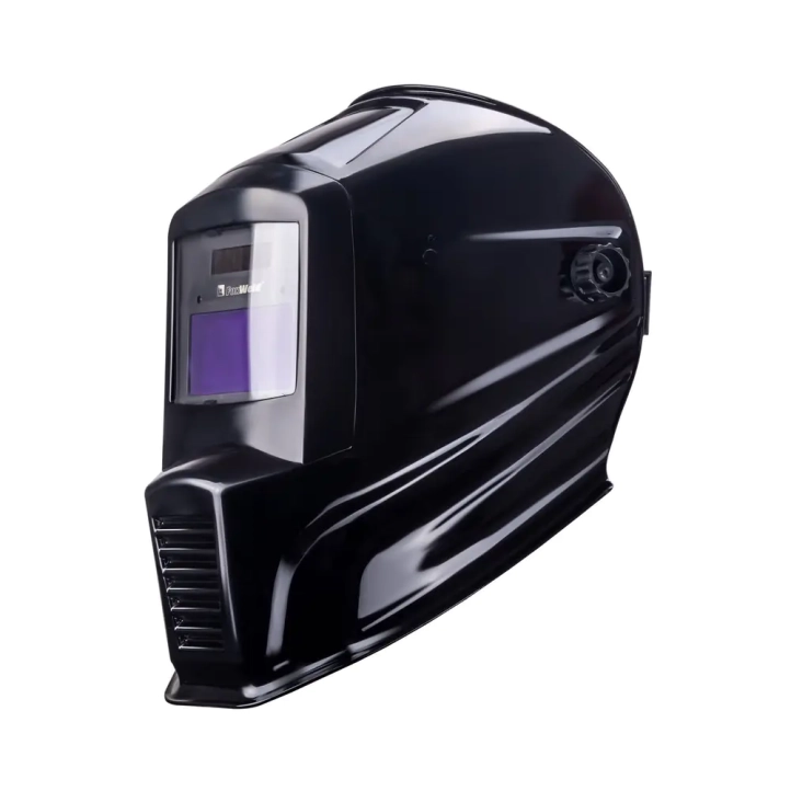 Дешёвая маска сварщика FoxWeld Лорд чёрная в СПб