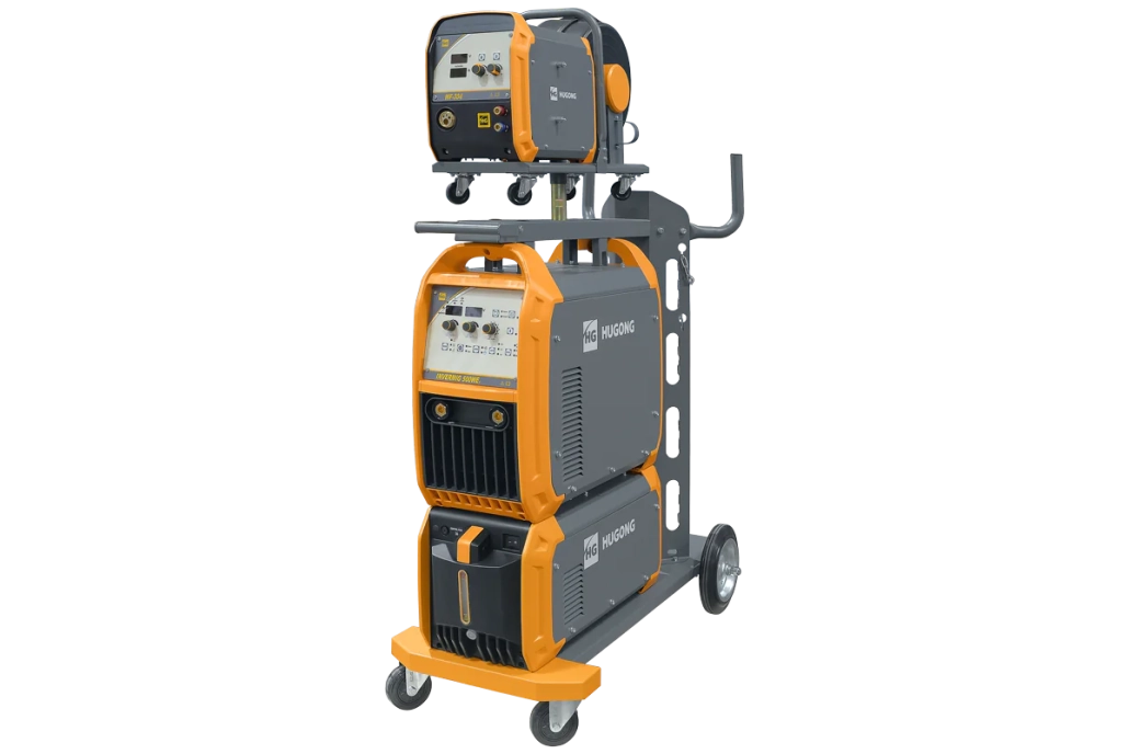 Сварочный полуавтомат HUGONG INVERMIG 500WE III (цифровой подающий) (с БО и тележкой)