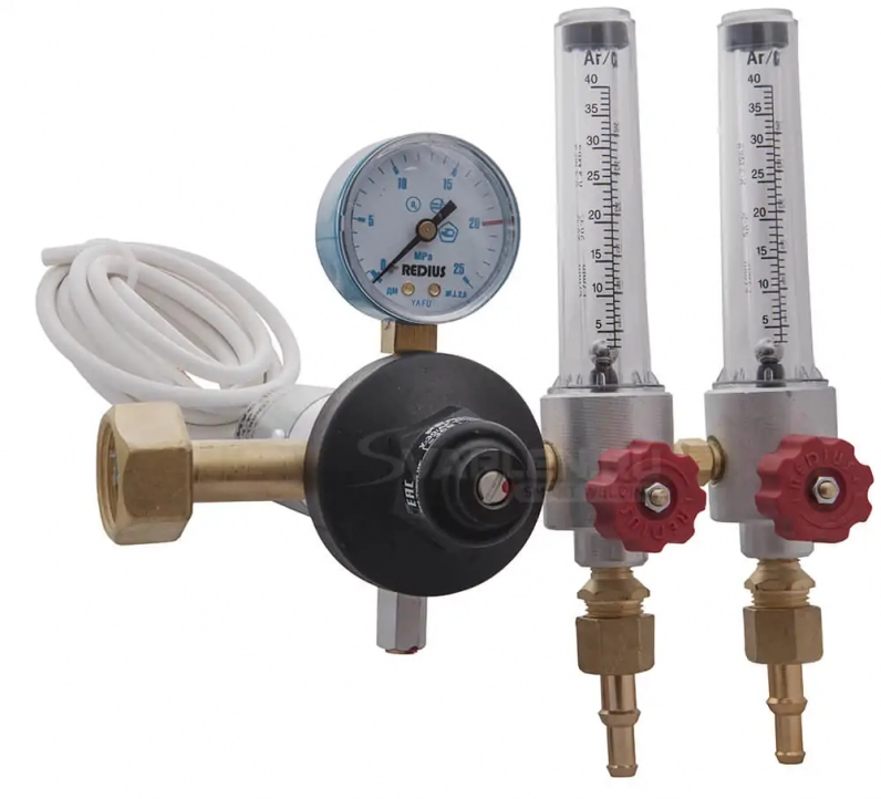 Регулятор расхода универсальный с подогревателем и двумя ротаметрами REDIUS У-30/АР-40-КР1П-Р2 (36В)