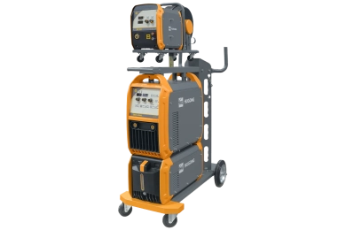 Сварочный полуавтомат HUGONG EMIG 500WE III (цифровой подающий) (с БО и тележкой)